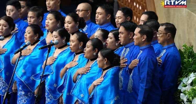 Pambansang awit na “Lupang Hinirang,” inawit na sa Ikalimang SONA ni Pangulong Marcos
