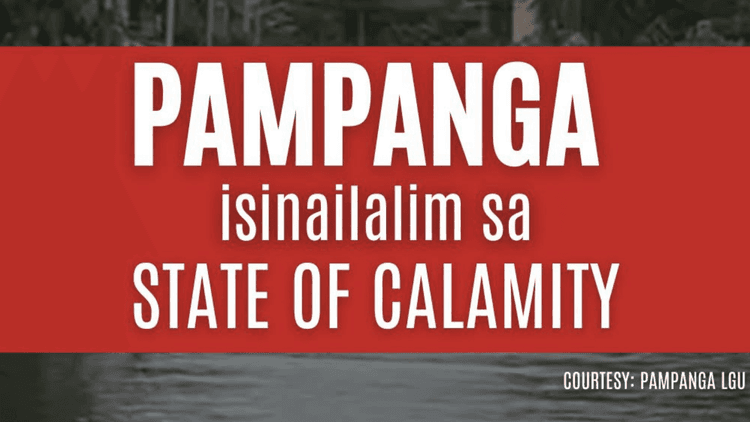 Pampanga, isinailalim na sa State of Calamity; mahigit 860 libong indibidwal, apektado ng habagat at mga bagyo