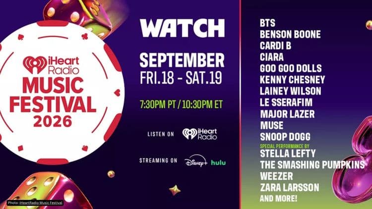 BTS heads to Las Vegas for 2026 iHeartRadio Music Festival