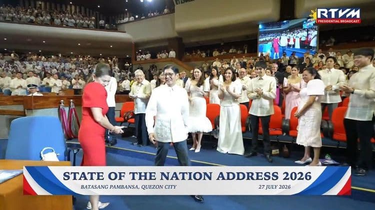 Pangulong Bongbong Marcos, pumasok na sa Plenary Hall para sa Ikalimang SONA