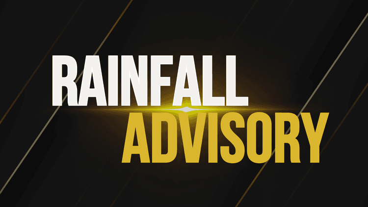 Yellow rainfall warning, itinaas sa Zambales at Bataan dahil sa banta ng pagbaha