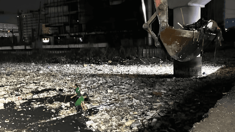 Basura sa Redemptionist Waterway Channel sa Parañaque agad nilinis