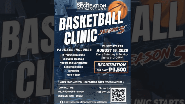 Registration para sa Basketball Clinic Season 5, bukas na!