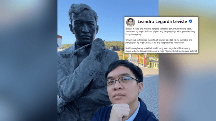 Leandro Leviste, bubuksan sa publiko ang dating tirahan ni Jose Rizal sa Germany
