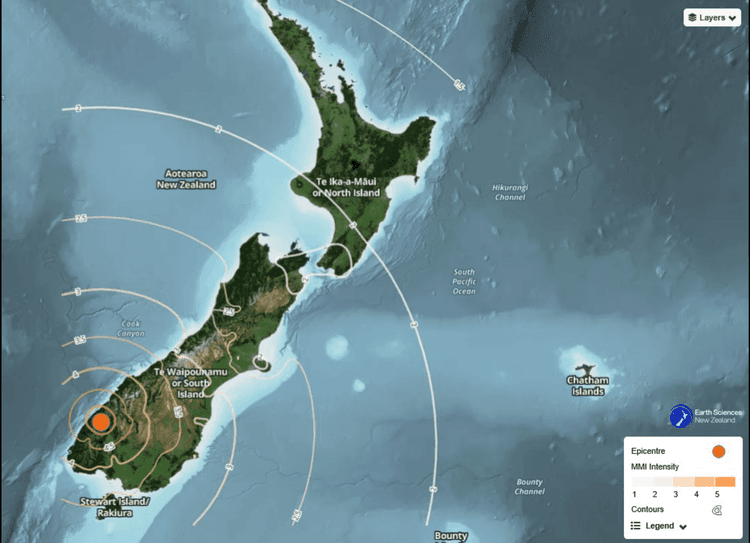 Strong 5.9-magnitude quake shakes New Zealand, tsunami alert lifted