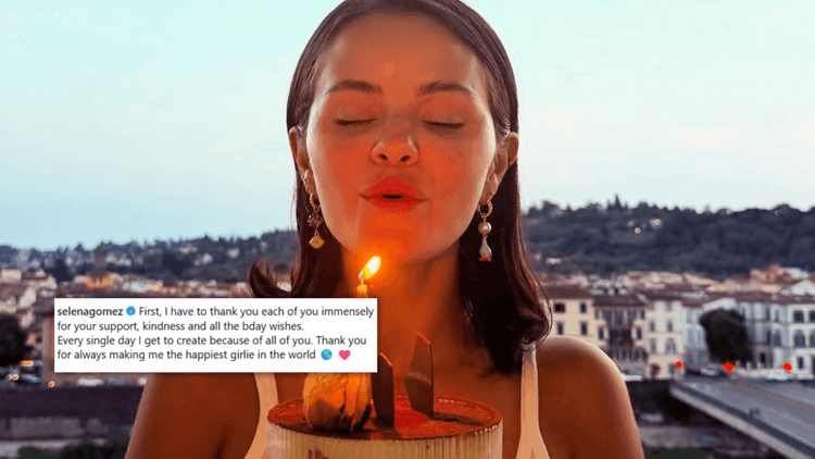 Selena Gomez celebrates 34th birthday with heartfelt message to fans