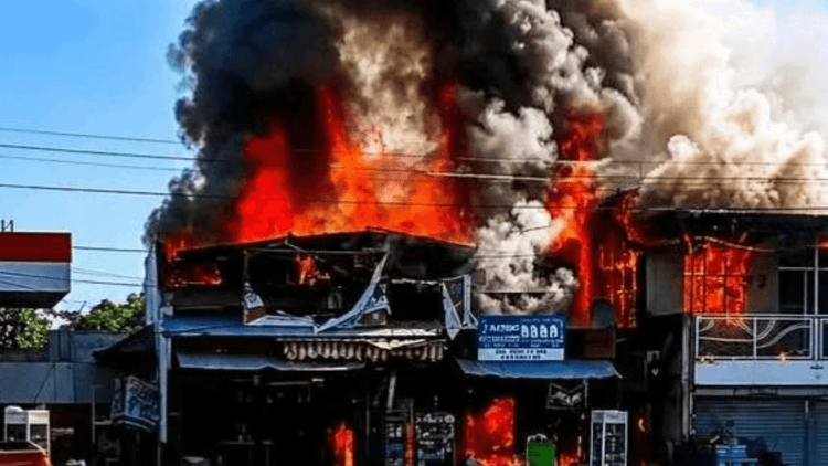 Sunog, sumiklab sa isang residential area sa Alubijid, Misamis Oriental