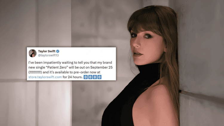 Taylor Swift, maglalabas ng bagong single na “Patient Zero” sa Setyembre 25