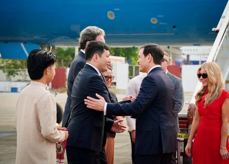 U.S. Secretary of State Marco Rubio, dumating na sa Pilipinas para sa ASEAN meetings
