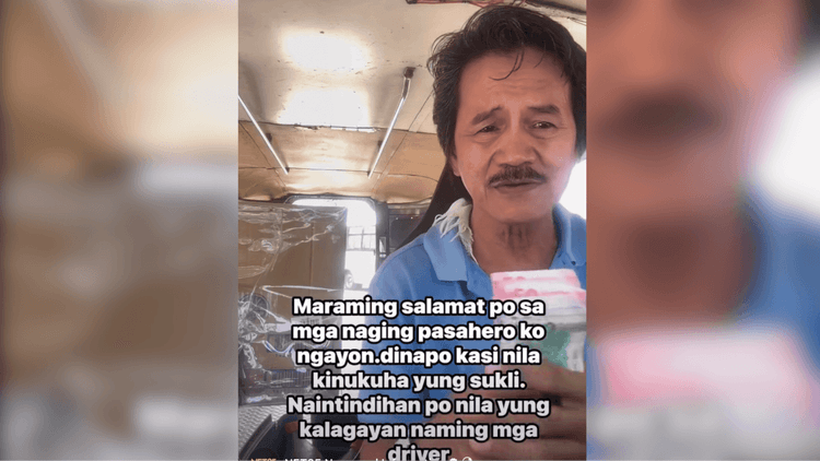 Jeepney Driver Kumita ng ₱1,250, Nagpasalamat sa mga Pasahero