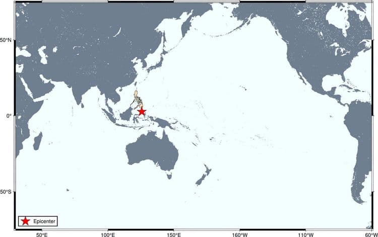 Walang banta ng tsunami matapos ang magnitude 6.4 na lindol sa Sarangani, Davao Occidental