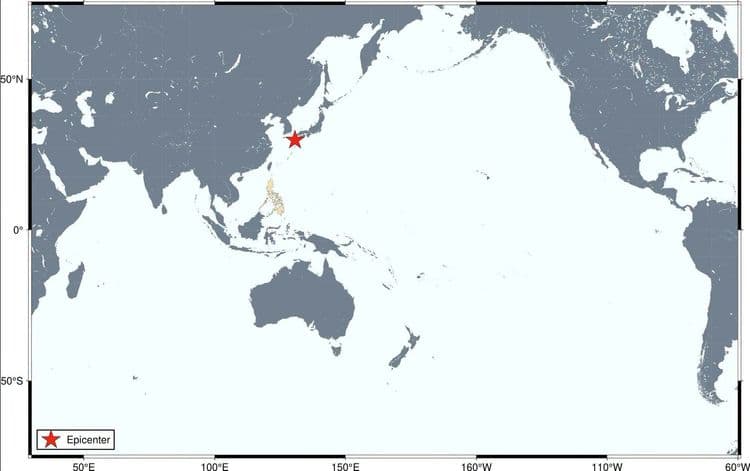 Walang banta ng tsunami sa Pilipinas kasunod ng magnitude 7.1 na lindol sa Kyushu, Japan — PHIVOLCS