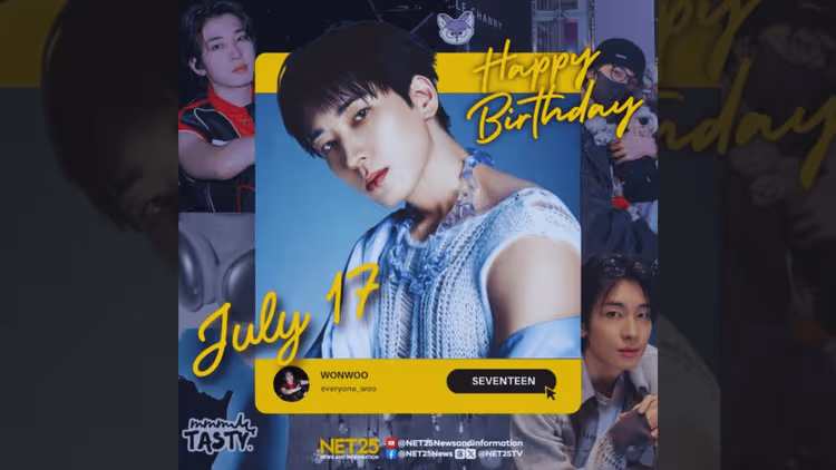 Wonwoo ng SEVENTEEN, ipinagdiriwang ang kaniyang ika-30 na kaarawan ngayong Biyernes
