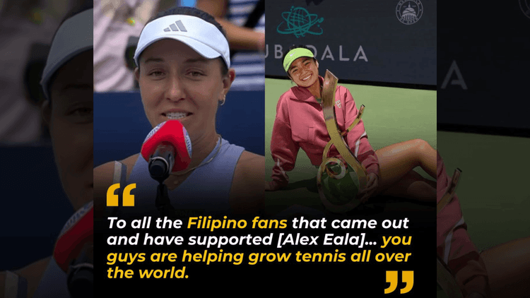 World No. 3 Jessica Pegula, humanga sa dumaraming Pinoy fans at impluwensya ni Alex Eala