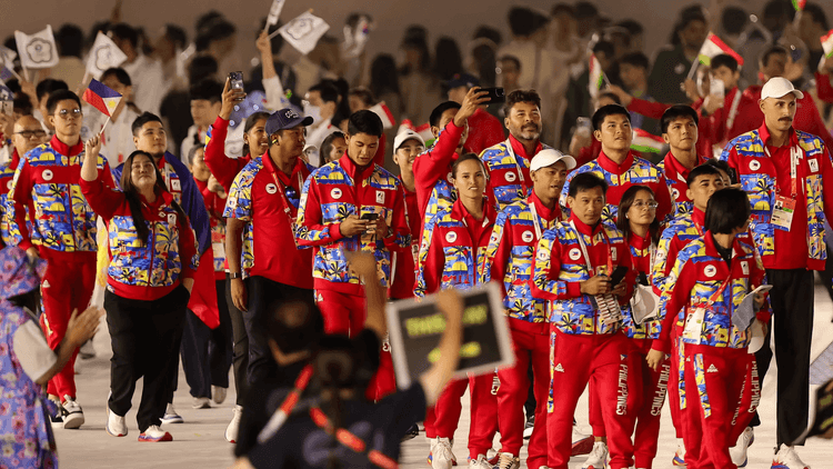 Jeus Gabriel Derick Yape, nanguna sa Team PH sa closing ceremony ng Asian Games