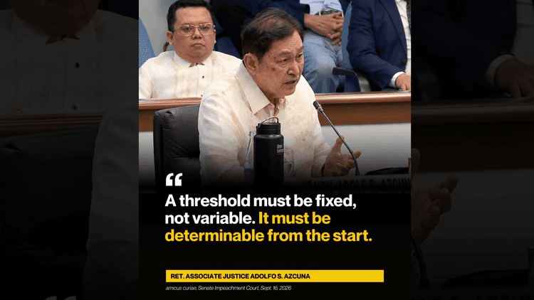 Azcuna: 16 na boto para sa impeachment, dapat tukuyin bago magsimula ang pagdinig