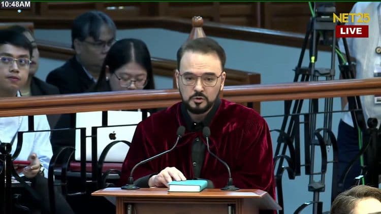 Senator-judge Alan Peter Cayetano, inihalintulad sa 'spaghetti' ang takbo ng impeachment trial