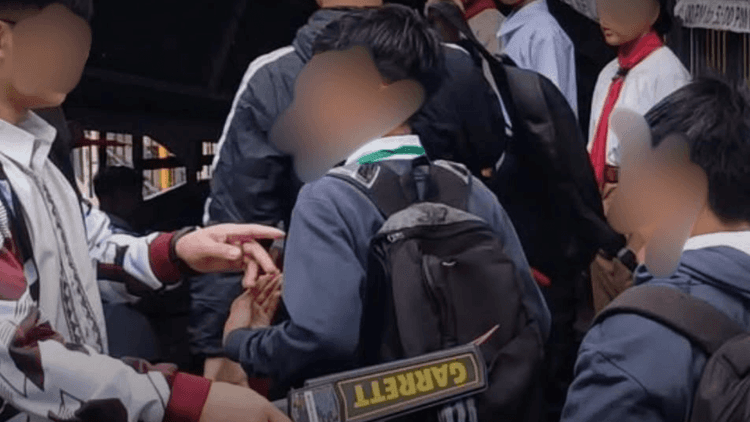 Grade 8 student, hulihan ng .38 calibre na baril sa loob ng paaralan sa Baguio City
