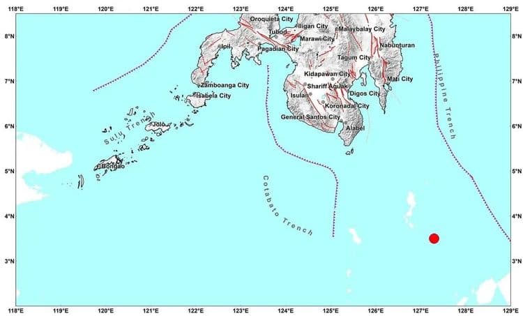 4.2-magnitude earthquake hits Davao Occidental