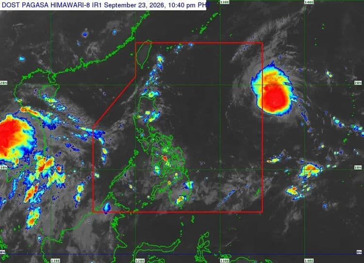 Tropical cyclone forecast to enter PAR intensifies into tropical storm