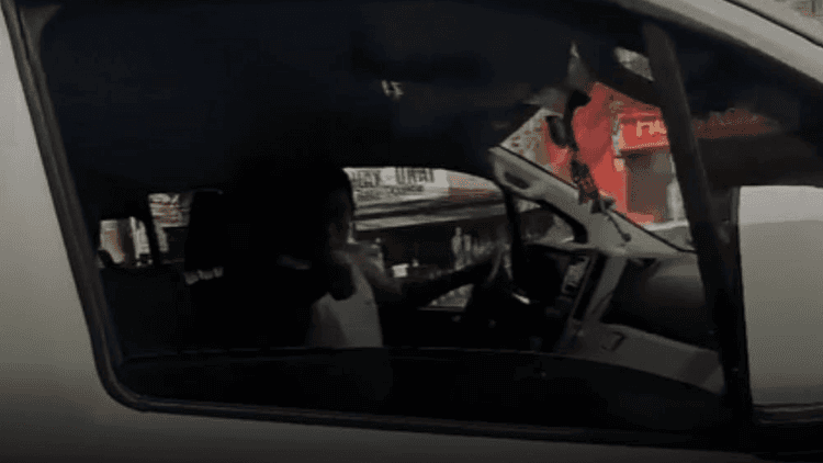 Lisensya ng van driver na nanutok umano ng baril, sinuspinde ng LTO