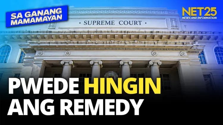 Provisional remedy, maaaring hilingin sa Supreme Court