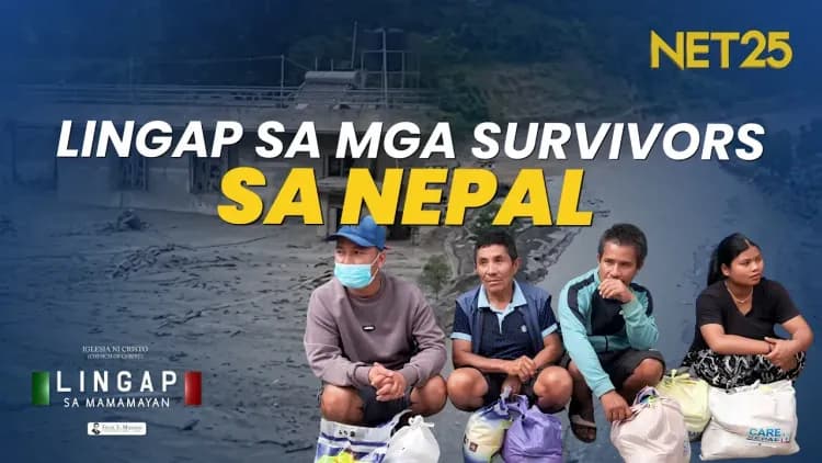 Lingap sa mga survivors sa Nepal