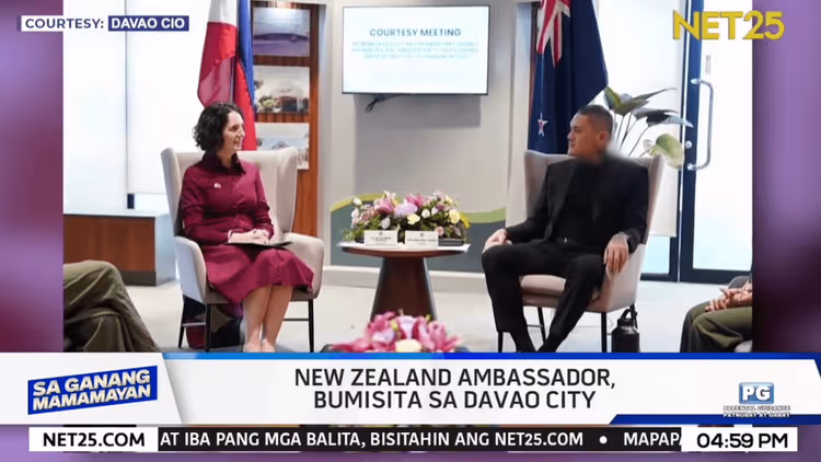 New Zealand ambassador, bumisita sa Davao City