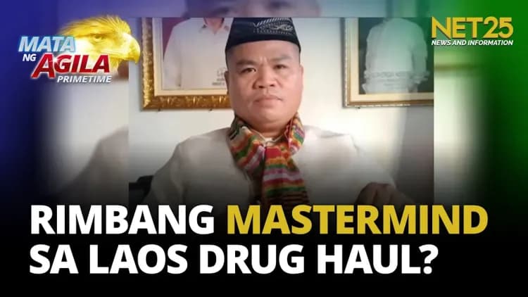 Rimbang, tuluyan nang idiniin bilang mastermind sa Laos drug haul