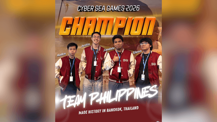 Team Philippines, kampeon sa AJCCBC Cyber Sea Games