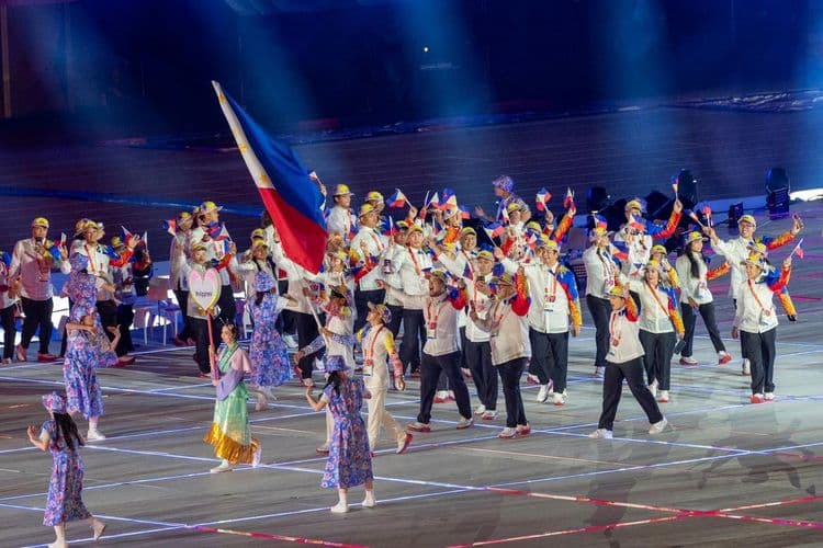 Villegas at Delos Santos, pinangunahan ang koponan ng Pilipinas sa pagbubukas ng Asian Games
