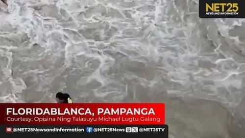 Lalaki, ligtas na nasagip matapos nahulog sa dam sa Floridablanca, Pampanga