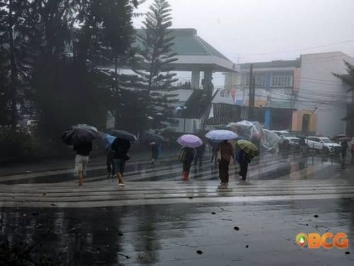 Lamig ng habagat sa Baguio City