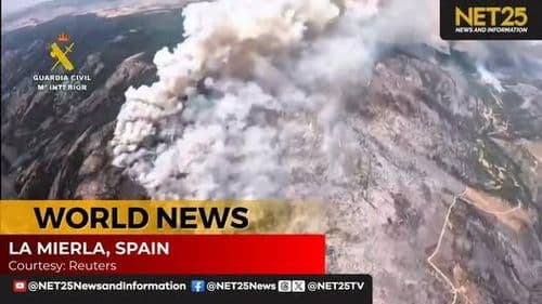 Malaking wildfire sa Spain, tumupok sa 30,000 ektarya ng lupa at nagdulot ng malawakang paglikas