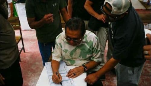 MILF Chair Ahod Ebrahim, bumoto sa SGA para sa BARMM elections