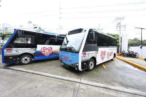 MMDA, muling inilunsad ang fully electric 'Love Bus' para sa rutang Robinsons Galleria–Eastwood City